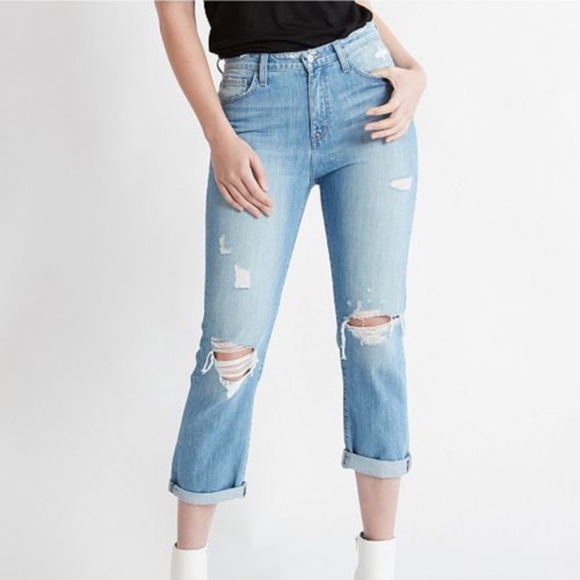Flying Monkey Denim - Flying Monkey Ripped Boyfriend Jeans